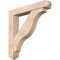 Ekena Millwork Funston Arts and Crafts Smooth Bracket w/ Offset Brace, Douglas Fir, 7 1/2"W x 44"D x 44"H BKT0806X44X44FST03SDF - alternate 1
